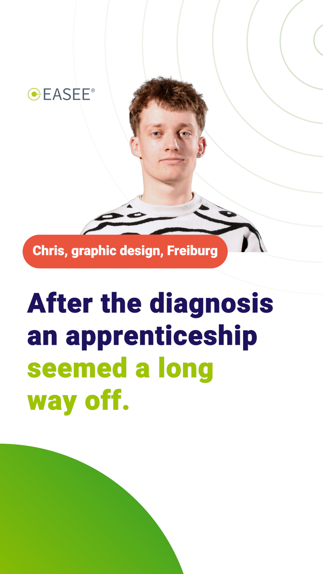 After the diagnosis, training felt out of reach ⚡ @chris___geburth wanted to work in graphic design. What stood between ...